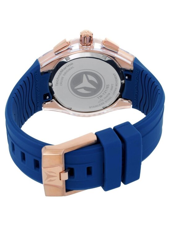 NWT Technomarine Cruise Chronograph Quartz Crystal Blue Dial Men\'s Watch